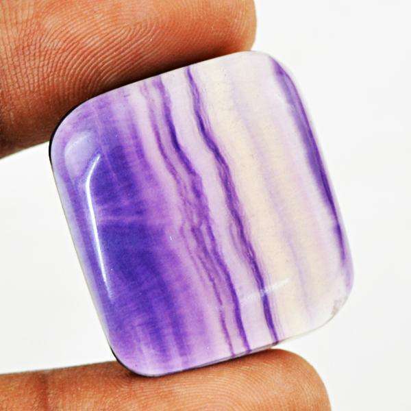 gemsmore:Natural Puple Fluorite Untreated Loose Gemstone