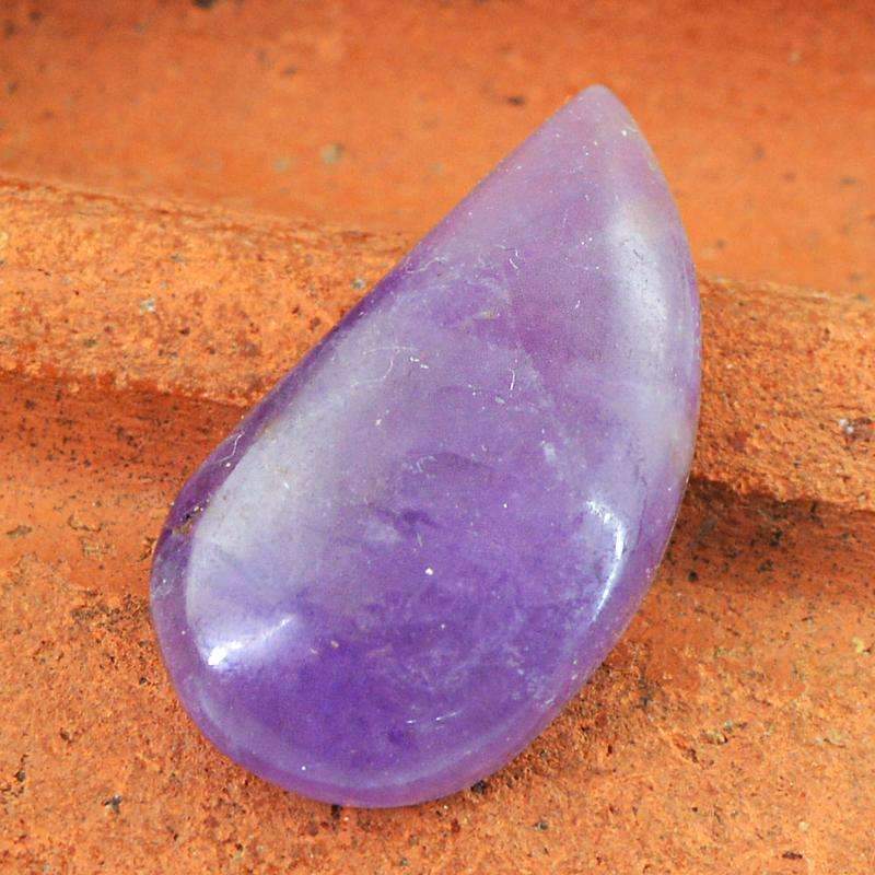 gemsmore:Natural Purple Amethyst Gemstone - Loose Untreated