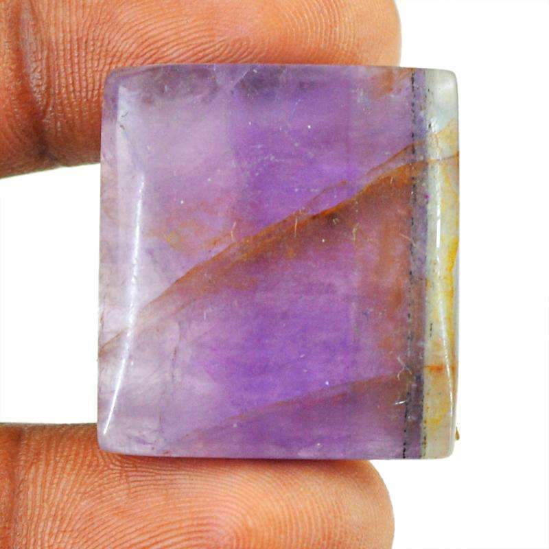 gemsmore:Natural Purple Amethyst Gemstone - Loose Untreated