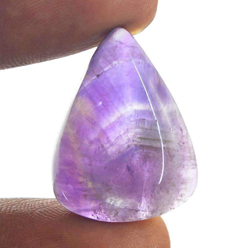 gemsmore:Natural Purple Amethyst Gemstone - Pear Shape