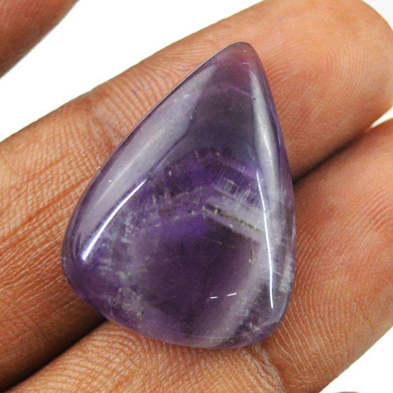 gemsmore:Natural Purple Amethyst Gemstone - Pear Shape