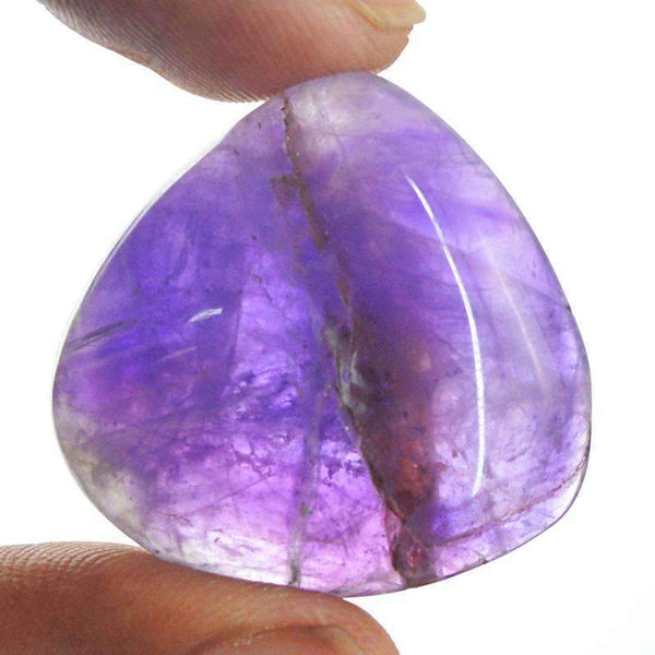 gemsmore:Natural Purple Amethyst Gemstone Pear Shape