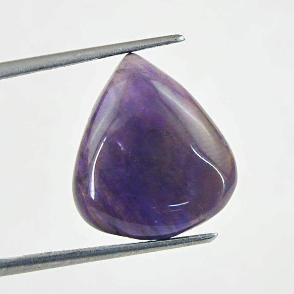 gemsmore:Natural Purple Amethyst Gemstone Untreated Pear Shape