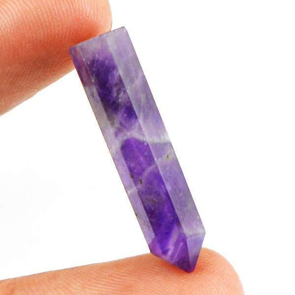 gemsmore:Natural Purple Amethyst Reiki Healing Point