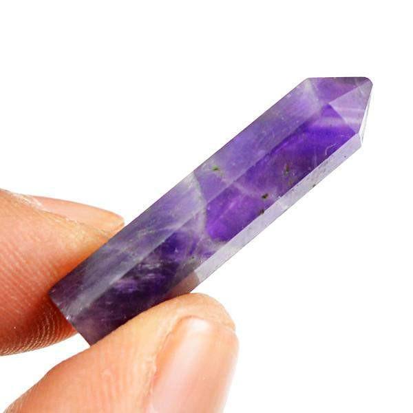 gemsmore:Natural Purple Amethyst Reiki Healing Point