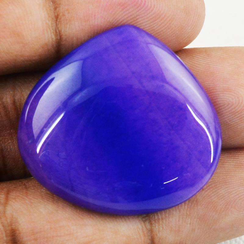 gemsmore:Natural Purple Onyx Gemstone Untreated Pear Shape