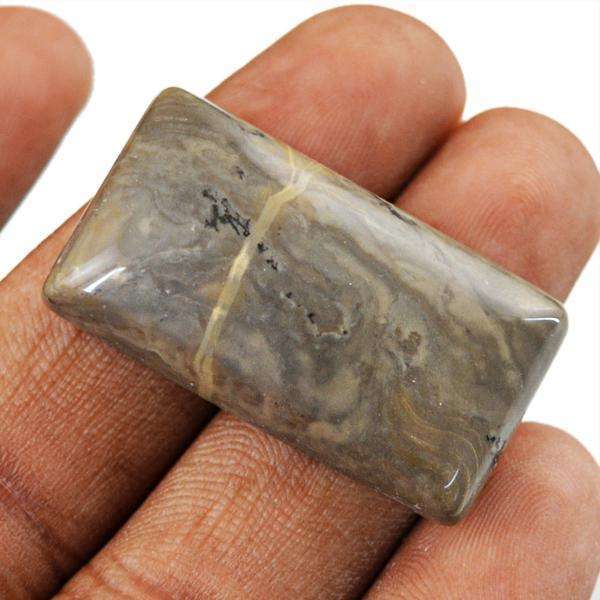gemsmore:Natural Rectangular Shape Polygram Jasper Untreated Loose Gemstone