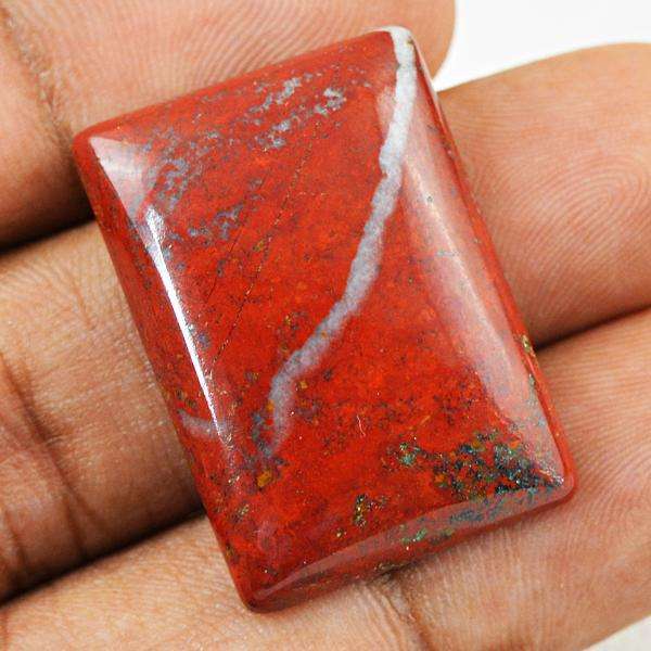 gemsmore:Natural Rectangular Shape Red Jasper Untreated Loose Gemstone