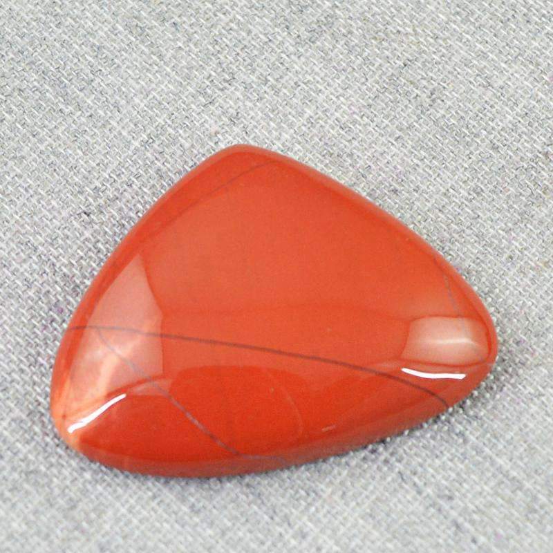 gemsmore:Natural Red Jasper Gemstone - Loose Pear Shape