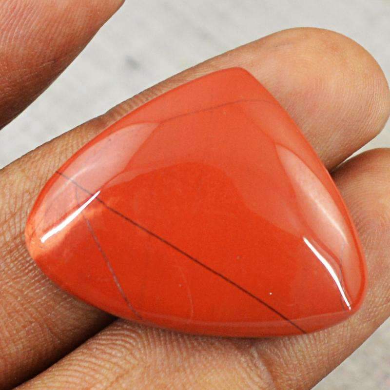 gemsmore:Natural Red Jasper Gemstone - Loose Pear Shape