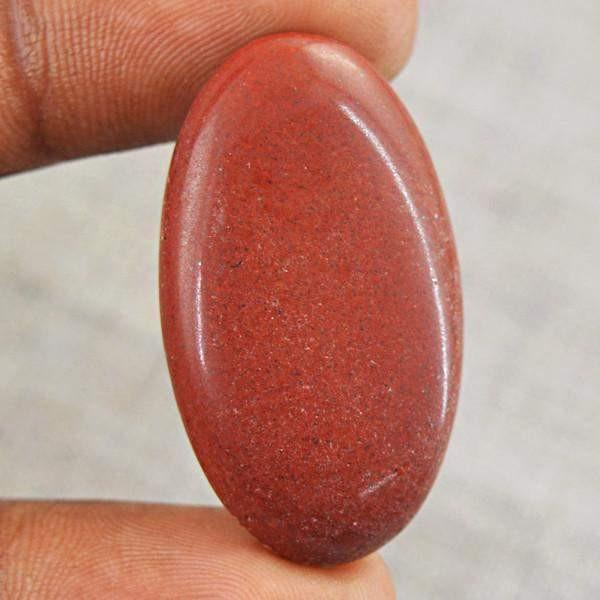 gemsmore:Natural Red Jasper Oval Shape Loose Gemstone