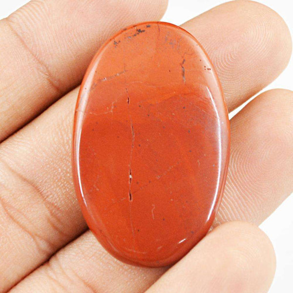 gemsmore:Natural Red Jasper Oval Shape Untreated Loose Gemstone