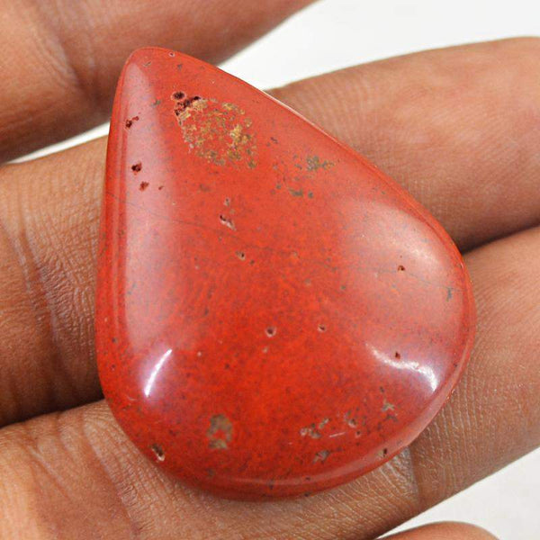 gemsmore:Natural Red Jasper Pear Shape Loose Gemstone