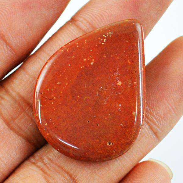 gemsmore:Natural Red Jasper Pear Shape Untreated Loose Gemstone