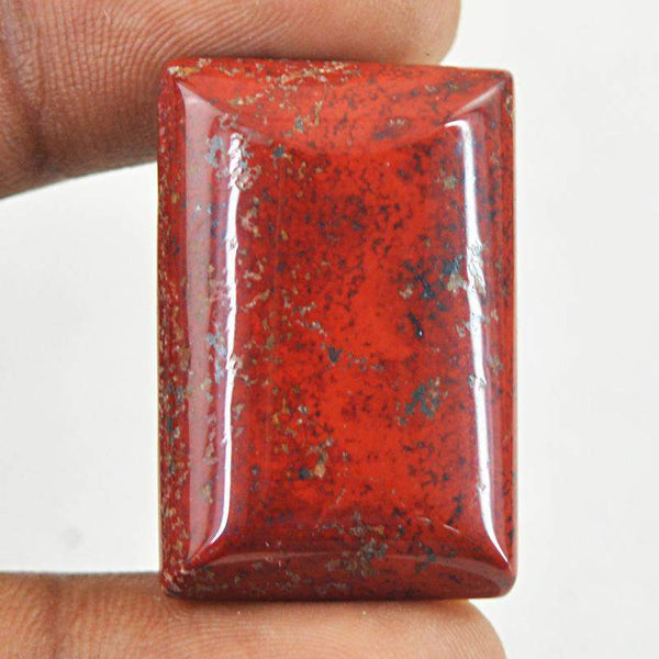 gemsmore:Natural Red Jasper Rectangular Shape Gemstone