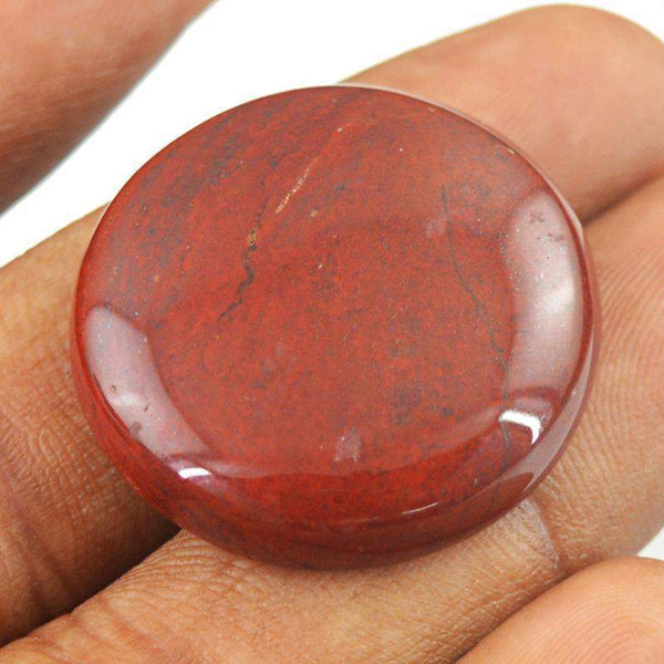 gemsmore:Natural Red Jasper Round Shape Loose Gemstone