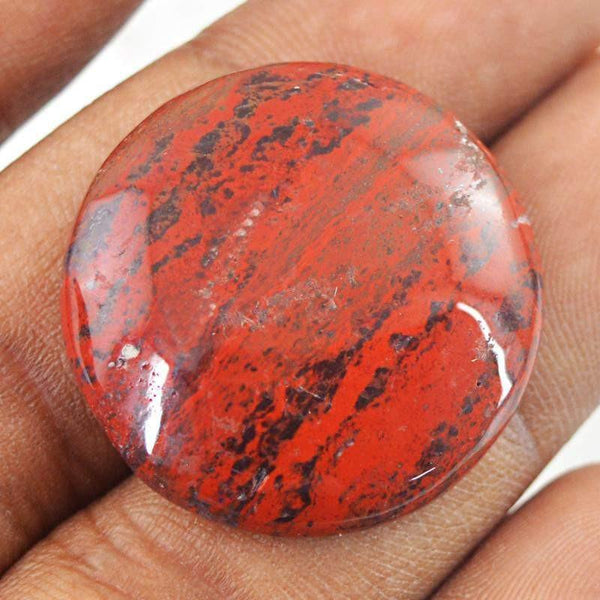 gemsmore:Natural Red Jasper Round Shape Untreated Gemstone