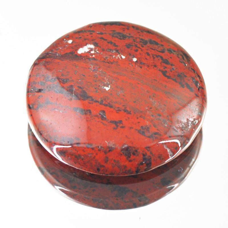 gemsmore:Natural Red Jasper Round Shape Untreated Gemstone