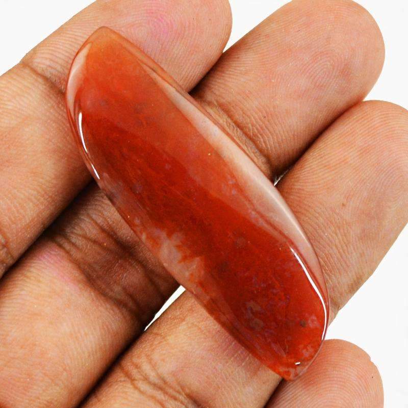 gemsmore:Natural Red Moss Agate Gemstone - Untreated