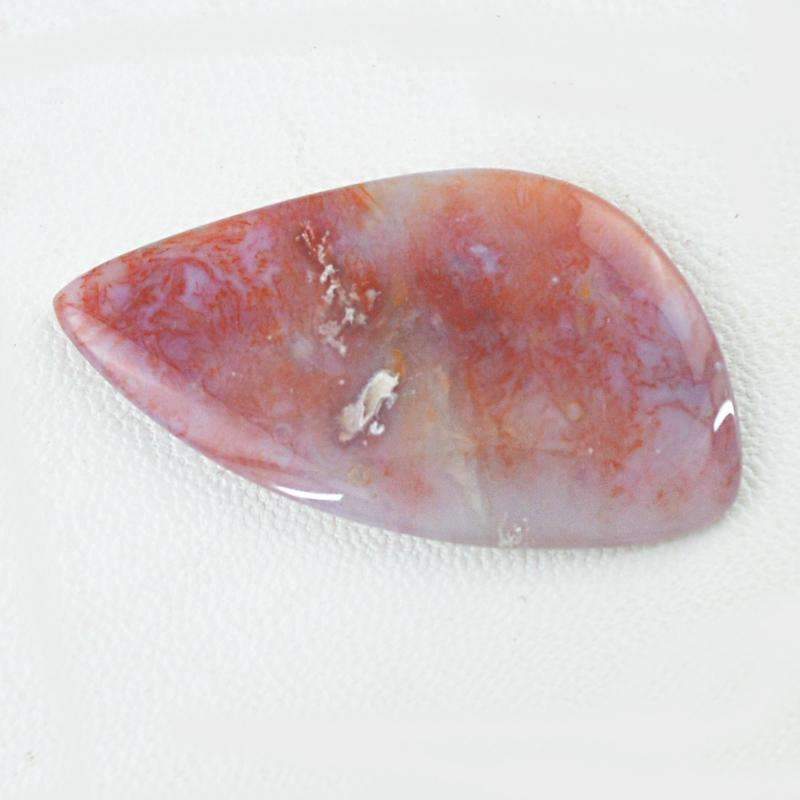 gemsmore:Natural Red Moss Agate Gemstone Loose Untreated