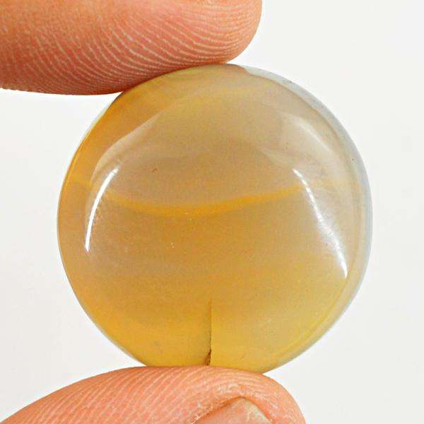 gemsmore:Natural  Round Shape Agate Gemstone Untreated