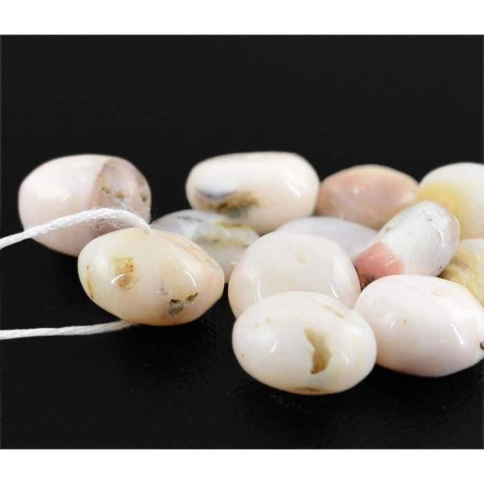 gemsmore:Natural Round Shape Pink Australian Opal Beads Lot