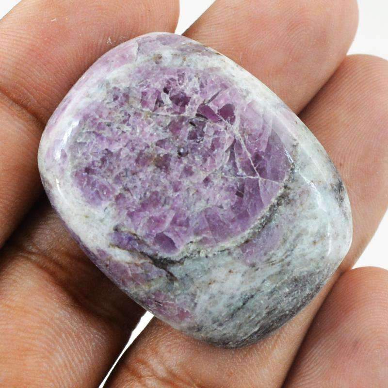 gemsmore:Natural Ruby Ziosite Gemstone Loose Untreated