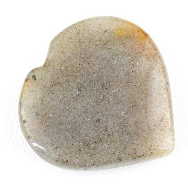 gemsmore:Natural Rutile Quartz Carved Heart Shape Gemstone