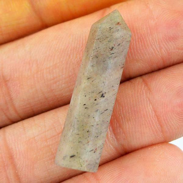 gemsmore:Natural Rutile Quartz Gemstone Meditation Healing Point