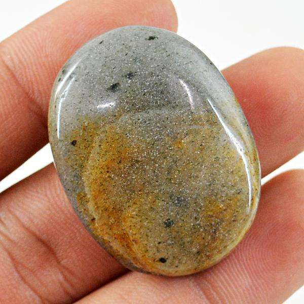 gemsmore:Natural Rutile Quartz Oval Shape Loose Gemstone