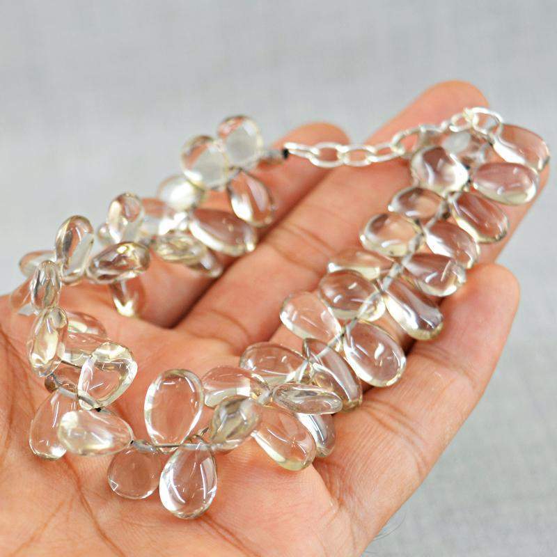 gemsmore:Natural Smoky Quartz Bracelet Untreated Beads