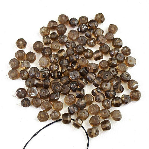 gemsmore:Natural Smoky Quartz Unheated beads Lot