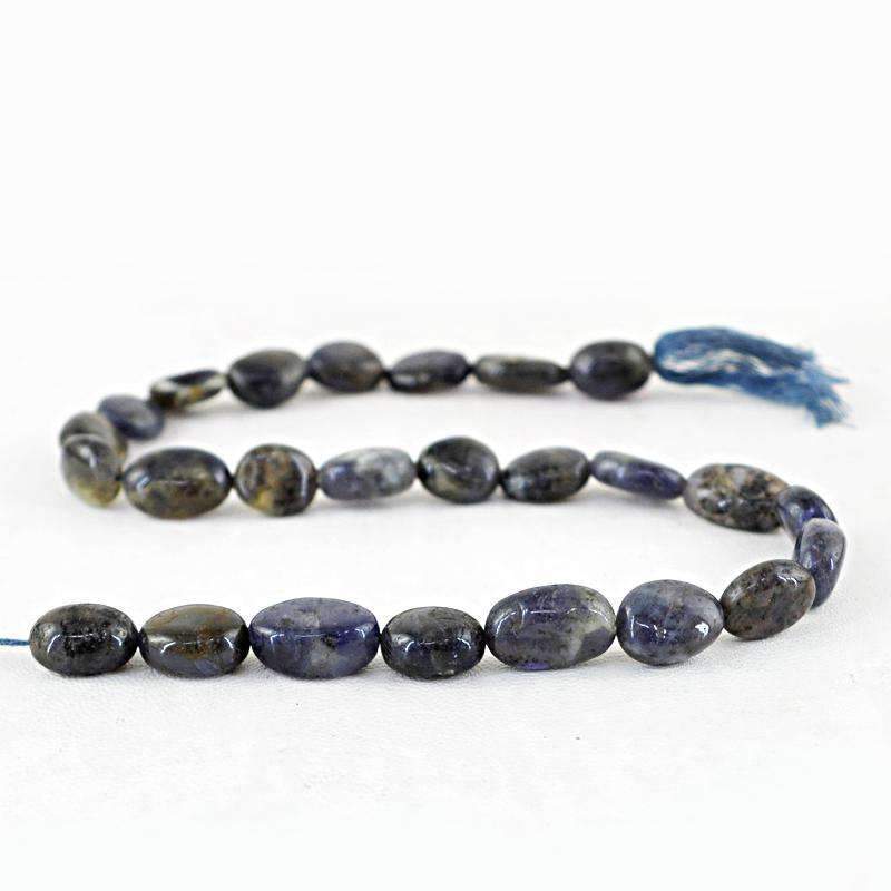 gemsmore:Natural Tanzanite Beads Strand - Drilled