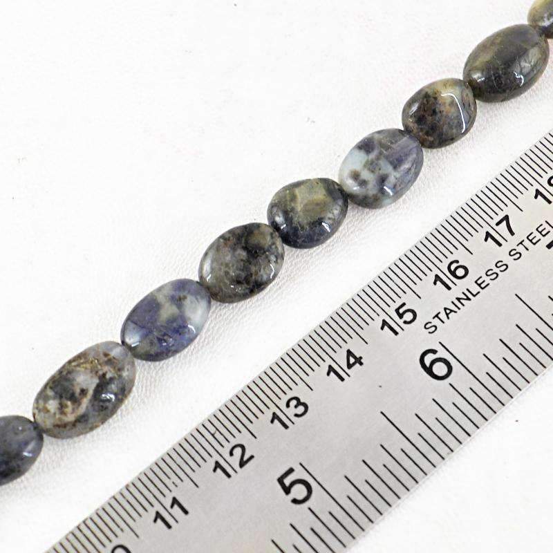gemsmore:Natural Tanzanite Beads Strand - Drilled
