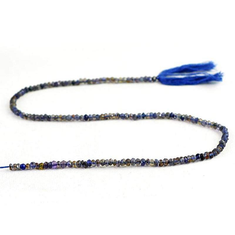 gemsmore:Natural Tanzanite Faceted Beads Strand
