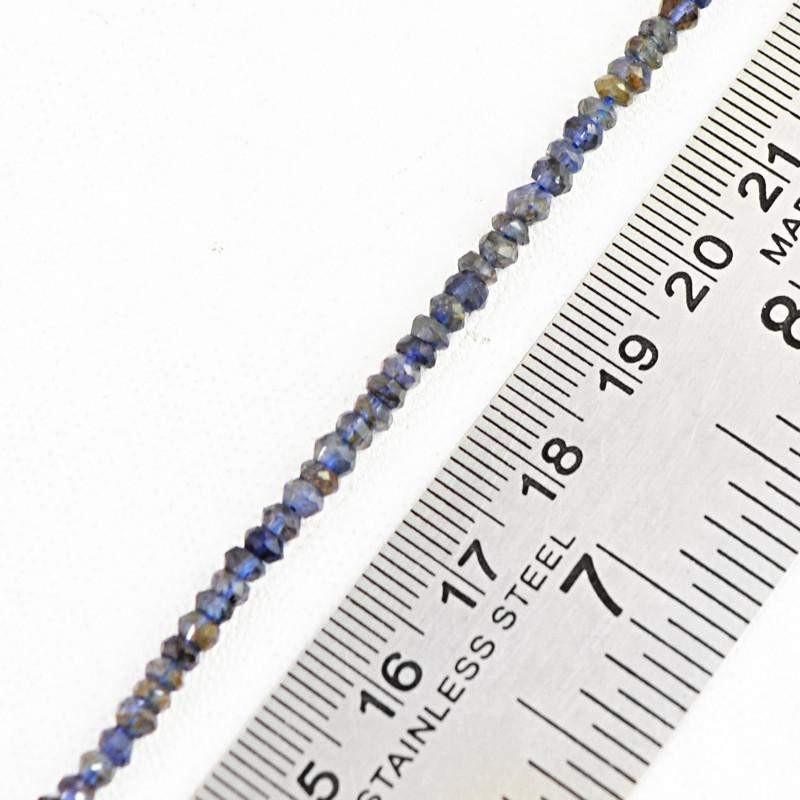 gemsmore:Natural Tanzanite Faceted Beads Strand