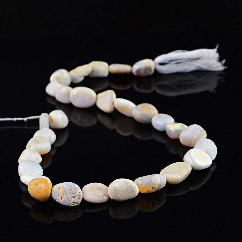 gemsmore:Natural Unheated Australian Opal Beads Strand