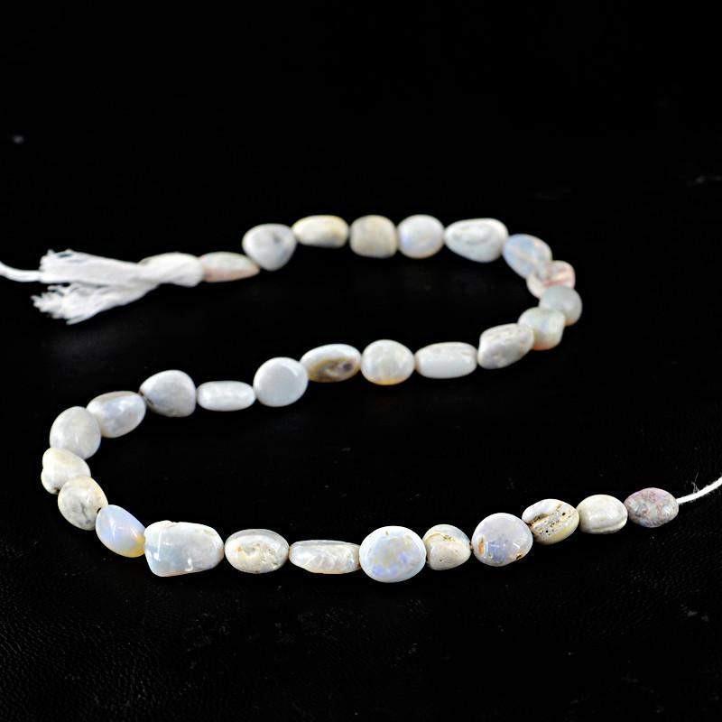 gemsmore:Natural Unheated Australian Opal Beads Strand