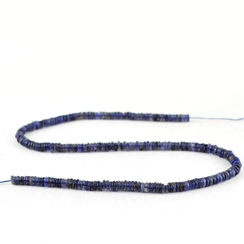 gemsmore:Natural Unheated Blue Tanzanite Beads Strand