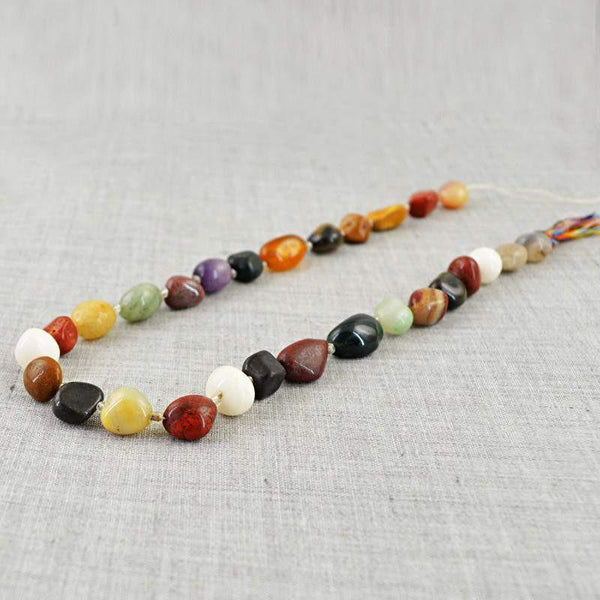 gemsmore:Natural Unheated Drilled Multicolor Multi Gemstone Beads Strand