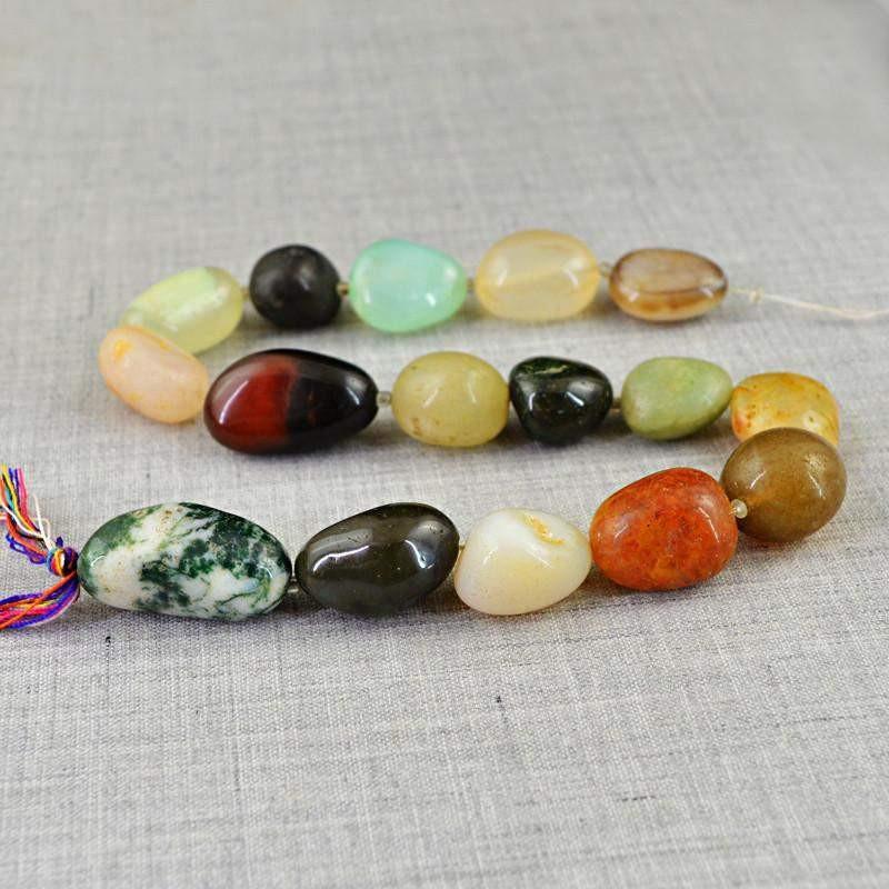 gemsmore:Natural Unheated Multicolor Multi Gemstone Beads Strand