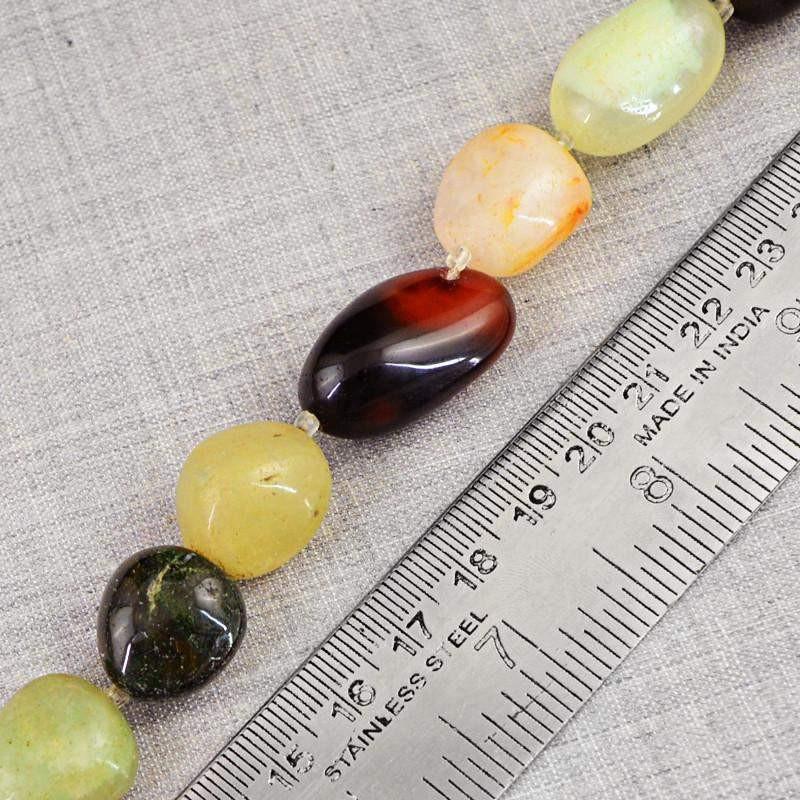 gemsmore:Natural Unheated Multicolor Multi Gemstone Beads Strand