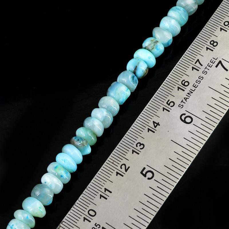 gemsmore:Natural Unheated Round Shape Peruvian Opal Beads Strand
