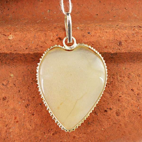 gemsmore:Natural Untreated Agate Gemstone Pendant