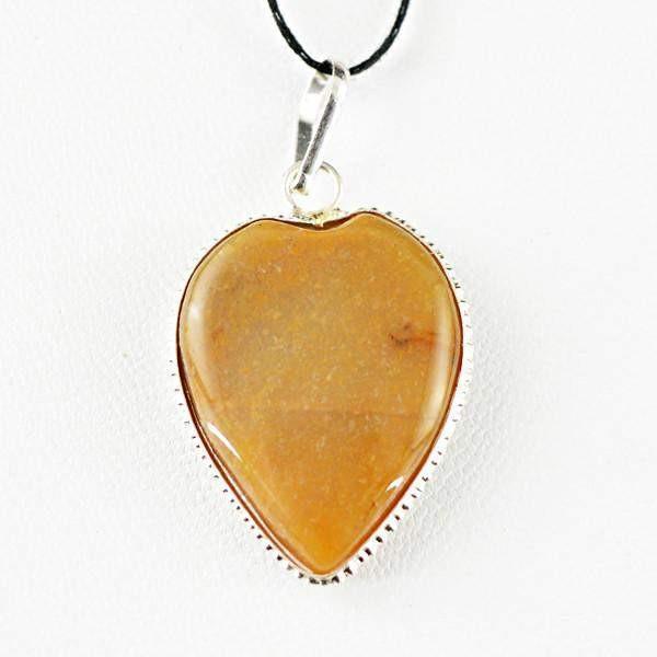 gemsmore:Natural Untreated Agate Genuine Pendant