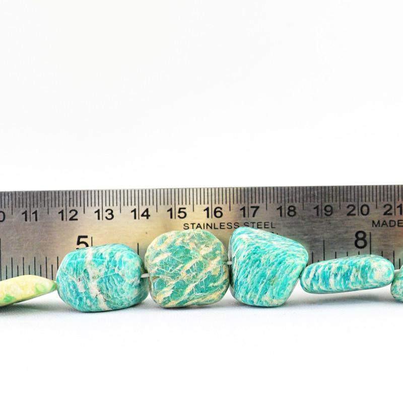 gemsmore:Natural Untreated Amazonite Beads Strand