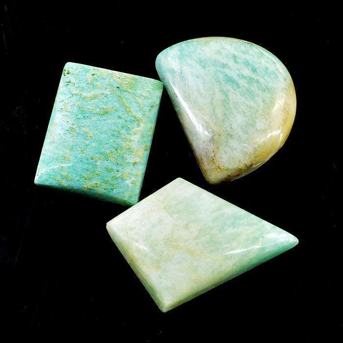 gemsmore:Natural Untreated Amazonite Untreated Loose Gemstone Lot