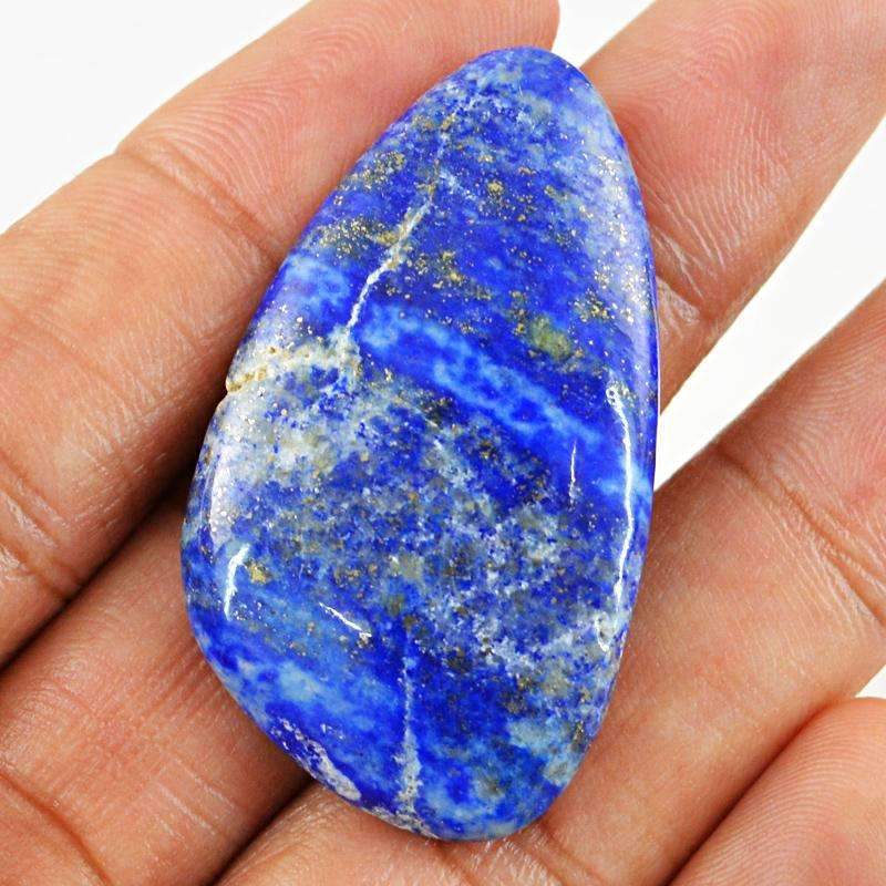 gemsmore:Natural Untreated Blue Lapis Lazuli Gemstone
