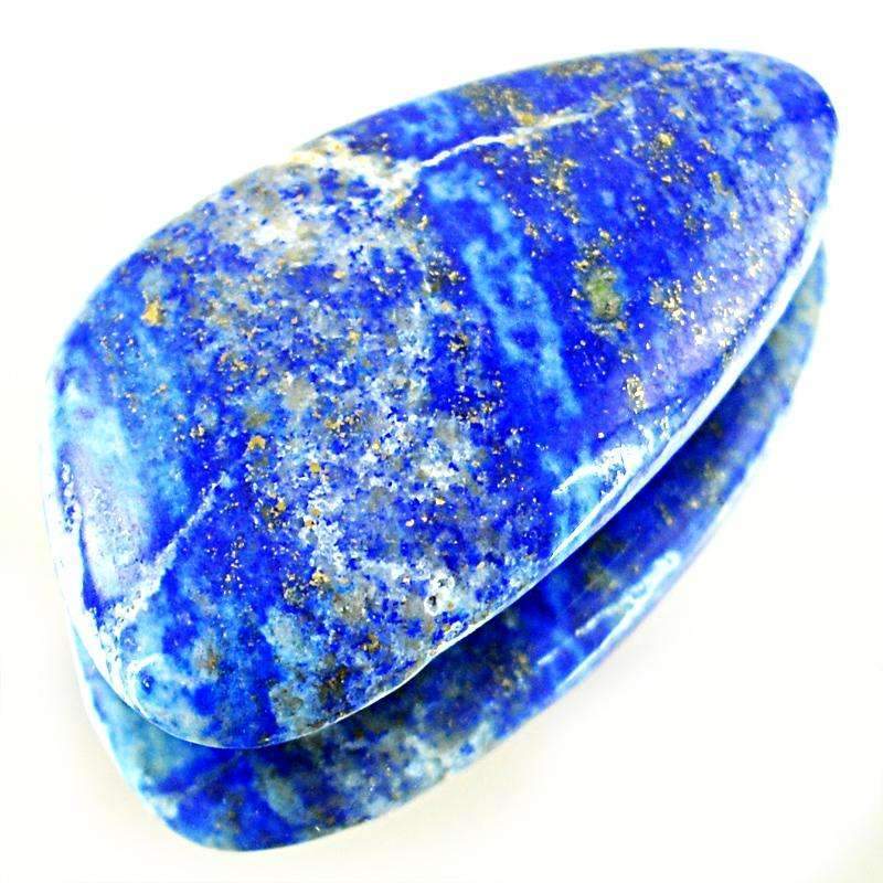 gemsmore:Natural Untreated Blue Lapis Lazuli Gemstone