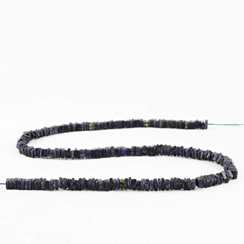 gemsmore:Natural Untreated Blue Tanzanite Beads Strand